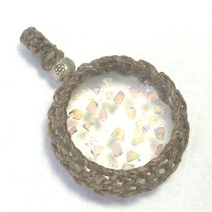 画像3: オパールのかけら/石どめ/ペンダントトップ