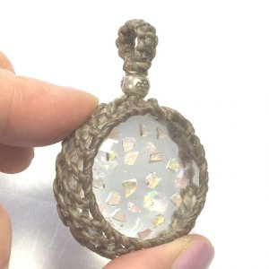 画像5: オパールのかけら/石どめ/ペンダントトップ